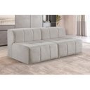 Ver imagem 1 de Sofá Modular 2 Lugares Bouclé Cinza