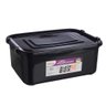 Caixa Organizadora 10 Litros, Black Multiuso, Porta Documentos, Brinquedos, Lavanderia, Armário, Gua - 1