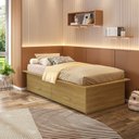 Ver imagem 1 de Cama Juvenil Solteiro com 2 Gavetas Deva Yescasa