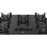 Cooktop a Gás Fischer 5 Bocas Fit Line Trempe Iron - 1