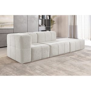 Sofá Modular  3 Lugares Bouclé