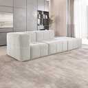Ver imagem 1 de Sofá Modular 3 Lugares Bouclé Bege Nude