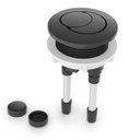Ver imagem 2 de Botão de Acionamento Duplo 3/6l C/capa Fix Titanium Black Roca