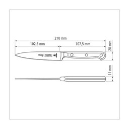 Faca para Legumes e Frutas Tramontina Century com Lamina em Aço Inox e Cabo em Policarbonato 4" - 3