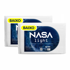 Kit Travesseiro Infantil Nasa Light Baixo Sonos 2 Unidades