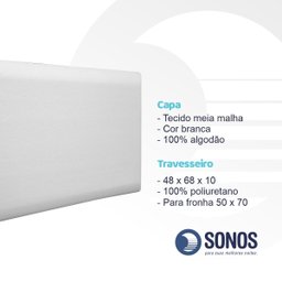 Kit Travesseiro Infantil Nasa Light Baixo Sonos 2 Unidades - 5