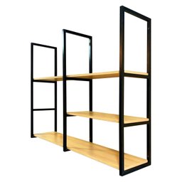 Prateleira Suspensa Industrial P/escritório Quarto Prática e Elegante P/teto e Parede - 3