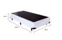 Ver imagem 5 de Cama Box Solteiro - Tecido Sintético Branco com Colchão Extra Firme D28 - Suporta 80Kg