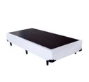 Ver imagem 2 de Cama Box Solteiro - Tecido Sintético Branco com Colchão Extra Firme D28 - Suporta 80Kg