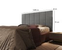 Ver imagem 4 de Cabeceira Cama Box Solteiro 0,88 Flora:cinza