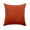 Ver imagem 1 de Capa de Almofada Lisa Veludo Laranja 50x50cm