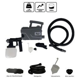 Pistola de Pintura Elétrica Uso Profissional 60 Hz 500w 220v Razi - 6