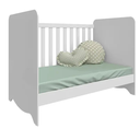 Ver imagem 3 de Berço Peroba Ben Americano Branco 3 em 1 Mini Cama Infantil