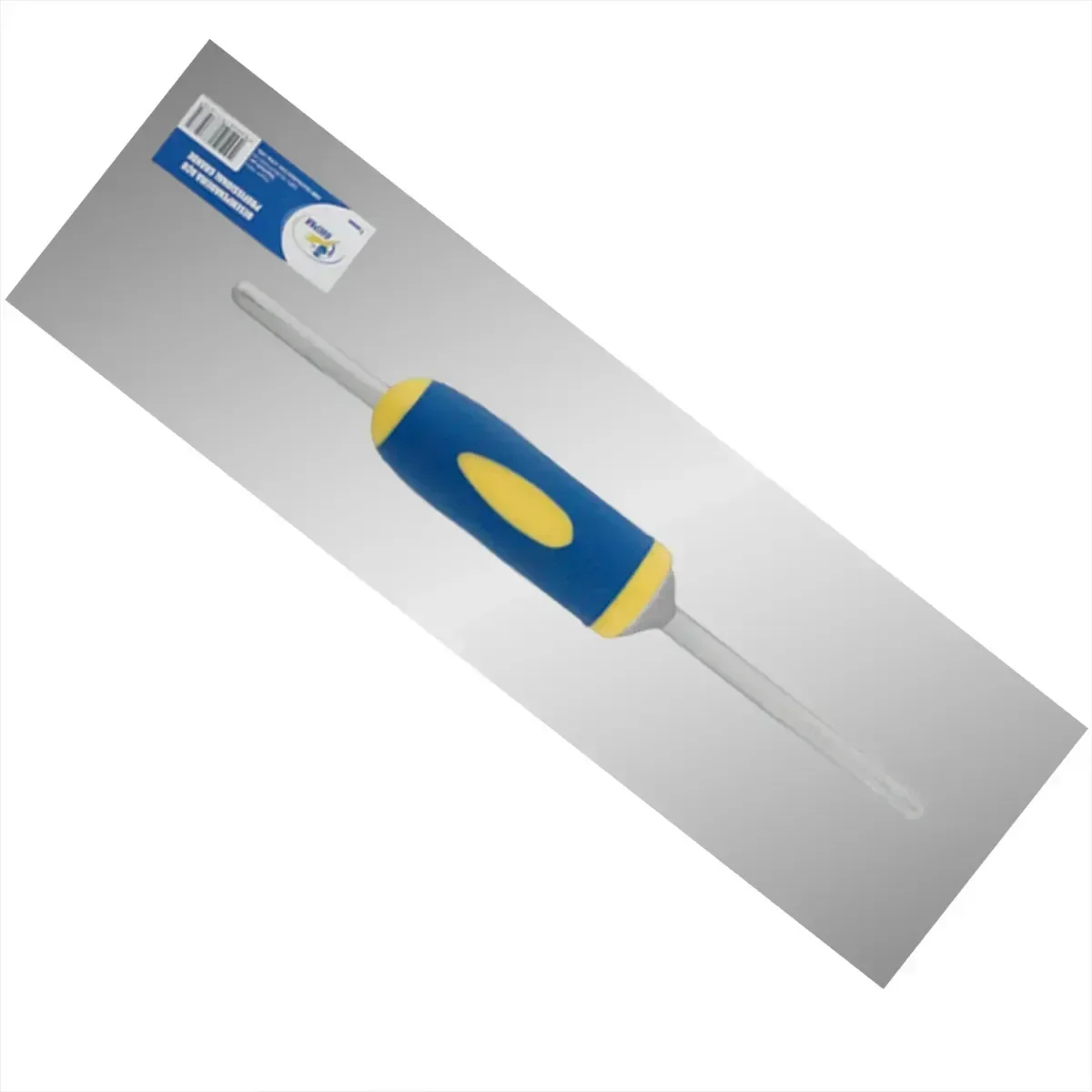 Desempenadeira Profissional de Aço, Lisa, Grande 12 X 48 Cm - 1