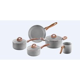 Jogo de 5 Panelas Ceramic Life Smart Plus Gris Brinox - 1 Jogo de 5 Panelas Ceramic Life Smart Plus Gris Brinox - 1