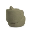 Ver imagem 4 de Poltrona Aro Giratória Bouclê 85cm 71cm X 91cm Verde Oliva