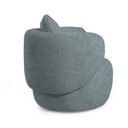 Ver imagem 5 de Poltrona Aro Giratória Bouclê 85cm 71cm X 91cm Azul