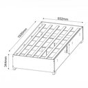 Ver imagem 3 de Base Cama Box Solteiro Imperatriz Com Pés Mel Viero