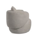 Ver imagem 5 de Poltrona Aro Giratória Bouclê 85cm 71cm X 91cm Cinza