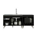 Ver imagem 3 de Kit Balcão de Cozinha para Pia e Balcão para Cooktop/Forno 190cm Florença Multimóveis MP2439