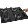 Cooktop a Gás Fischer 4 Bocas Fit Line Trempe Esmaltada Aramado - 2