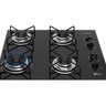 Cooktop a Gás Fischer 4 Bocas Fit Line Trempe Esmaltada Aramado - 1