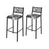 Conjunto 2 Banquetas com Assento Fixo para Cozinha - 2