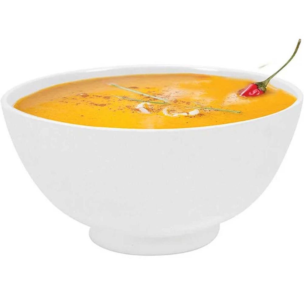 48 Bowls Tigelas para Restaurante 400ml Cumbuca de Melamina Branca Buffet Serata - 3