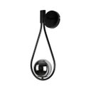 Ver imagem 1 de Arandela Pingo Negro e Branco Globo Vidro Bella Iluminação TR002B ST2471