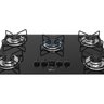 Cooktop a Gás Fischer 5 Bocas Fit Line Trempe Esmaltada Aramado - 1