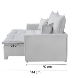 Sofá Cama Dallas 210 Cm sem Caixa - 5
