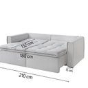 Ver imagem 6 de Sofá Cama Dallas 210 Cm sem Caixa Veludo