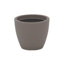 Ver imagem 1 de Vaso com Prato Tramontina Asteca 24 Cm em Polietileno Concreto Tramontina