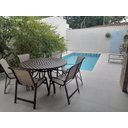 Ver imagem 4 de Jogo de Mesa Giratória com 6 Cadeiras Lótus