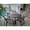 Ver imagem 2 de Jogo de Mesa Giratória com 6 Cadeiras Lótus