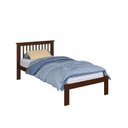 Ver imagem 2 de Cama de Solteiro Júlia de Madeira Maciça Marrom/Walnut
