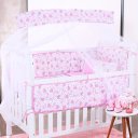 Ver imagem 1 de Edredom de Berço Malha 100% Algodão Antialérgico 95x140cm Elefantinho Rosa