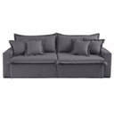 Ver imagem 6 de Sofá Cama Áustria 3 Lugares Retrátil Reclinável 210cm Veludo