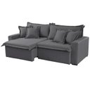 Ver imagem 5 de Sofá Cama Áustria 3 Lugares Retrátil Reclinável 210cm Veludo