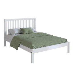 Cama de Casal Lucy de Madeira Maciça com Lastro - 2