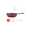 Wok Brinox Garlic Antiaderente 2,3 Litros Ø 24 X 7 Cm Vermelho - 2