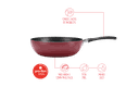 Ver imagem 2 de Wok Brinox Garlic Antiaderente 2,3 Litros Ø 24 X 7 Cm Vermelho