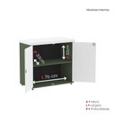 Ver imagem 6 de Armário para Escritório Baixo 2 Portas com Chave