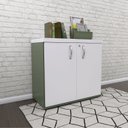 Ver imagem 2 de Armário para Escritório Baixo 2 Portas com Chave