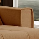 Ver imagem 7 de Sofá Cama Dallas 210 cm sem Caixa Veludo Marrom