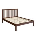 Ver imagem 5 de Cama de Casal Lucy de Madeira Maciça com Lastro Marrom/Walnut