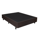 Ver imagem 3 de Cama Box Casal 138x188 com Colchão Molas Ensacadas Ecoflex Courino Linho