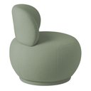 Ver imagem 4 de Poltrona Orgânica Aisha Base Fixa Bouclé Verde Claro - Nexta Casa