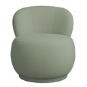 Ver imagem 3 de Poltrona Orgânica Aisha Base Fixa Bouclé Verde Claro - Nexta Casa