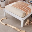 Ver imagem 5 de Cama de Solteiro Lucy de Madeira Maciça com Lastro